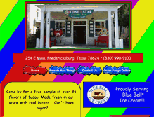 Tablet Screenshot of lonestarcandybar.com